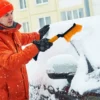    Auto Eis Schaber und Pinsel Auto Schaber Schnee Pinsel Fenster Eis Schaber Fenster Eis Schaber Schnee Reiniger Für Auto SUV 2