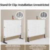 Stecktafel-Desktop-Aufbewahrungsregal: Vertikale Trennwand für Büro, Zuhause, Schreibtisch und Wohnheim, Tischregal mit bohrfreiem Zubehör 2