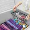 4er-Pack stapelbare Drahtkörbe, Mehrzweck-Obstkorb zur Aufbewahrung von Metallkörben für Speisekammer-Organizer und Aufbewahrung 3