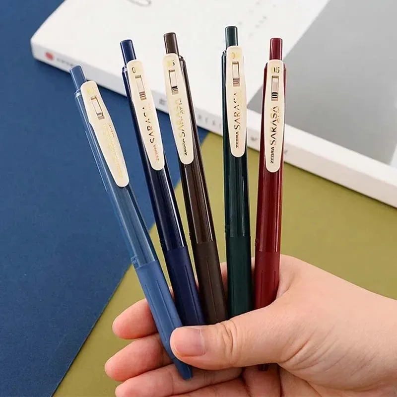 ZEBRA Retro-Farbgelstift JJ15 SARASA Push Color 0,5 mm Stifte zum Schreiben 10 Farben Kawaii Schulbedarf Japanisches Briefpapier 4