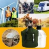 1 Set, Aluminium-Wasserkantinenbecher und Aufbewahrungstasche, tragbare Wasserflasche für Outdoor-Sport, Camping, Wandern, Reisen 5