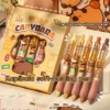 5 Stück schnell trocknende 0,5 mm einziehbare Gelstifte, glattes Schreiben, schwarze Tinte, niedliche Prüfungs-Lernstifte mit Metallclip, Schule, Büro, Schreibwaren 3