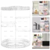 360 °   Rotierender Make-up-Organizer, verstellbare Schichten, drehender Halter, großes Fassungsvermögen, Karussell-Kosmetik-Vitrine für Waschtisch 1
