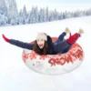 1-teiliger aufblasbarer Schneeschlauch für Erwachsene, verdickter, robuster Schlitten mit Griffen, Winter-Outdoor-Sportausrüstung für Familienaktivitäten 2