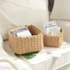 3 Größen Nordic Cotton Line Handgewebter Aufbewahrungskorb, grobes Seil, Desktop-Organizer, Box, Babyspielzeug, Snack, Schlüssel, Tuch, Kosmetik, Kleinigkeiten 2