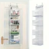 Hängende Stoff-Aufbewahrungsbox hinter der Tür, Kleiderschrank-Aufbewahrungsbox, 4/6 große Kapazitätstaschen, Lebensmittelaufbewahrung im Schlafzimmer und im Badezimmer