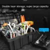 Großer Werkzeugkasten zur Erhöhung der Höhe, Koffer, Hardware-Teile-Box, tragbarer Werkzeug-Organizer, professioneller Werkzeugkasten für Garage, Werkstatt 3