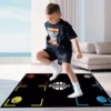 Basketball-Trainingsmatte, rutschfest, Geräuschreduzierung, für Zuhause, Kinder-Basketballmatte, Teppich-Trainingsmatte, Mini-Basketball-Trainingsmatte 2