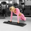 Faltbares Bauchtrainingsbrett, Fitnessbrett, Arm- und Rückentraining, multifunktionales Fitnessgerät mit Timer und Griffen 2