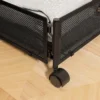2 Stück großer Aufbewahrungskorb unter dem Bett, faltbar mit Rollen, geeignet für Spielzeug, Kleidung, Bücher, Kleinigkeiten, Aufbewahrung, Schwarz, Weiß 5