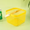 Moderner hohler Aufbewahrungskorb für die Küche, Abfluss-Organizer mit Griff für Obst, Gemüse, Snacks, Stil, Zuhause, Badezimmer, Aufbewahrungslösung