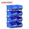 LEADLOONG X1 8 Stück 180 x 120 x 80 mm/7 x 4,7 x 3,1 Zoll Garagen-Aufbewahrungsbox aus Kunststoff, stapelbare Aufbewahrungsbehälter, Teile-Aufbewahrungsorganisator 3