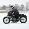 10PCS Anti-Skid Schnee Ketten für Motorräder Fahrräder Winter Reifen Räder Nicht-slip Kabelbinder Motorrad Notfall reifen Kette Werkzeug 5