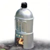 1 Set, Aluminium-Wasserkantinenbecher und Aufbewahrungstasche, tragbare Wasserflasche für Outdoor-Sport, Camping, Wandern, Reisen 2