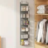 Hängende Stoff-Aufbewahrungsbox hinter der Tür, Kleiderschrank-Aufbewahrungsbox, 4/6 große Kapazitätstaschen, Lebensmittelaufbewahrung im Schlafzimmer und im Badezimmer 2