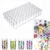 HOMFUN Kunststoff Klare Runde Lagerung Flaschen Mini Transparente Gläser 5D Diamant Malerei Zubehör Container Perlen Organizer Werkzeuge 4
