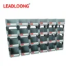 Blei loong Teile Behälter 13,5 stücke 10,5x7,6 x cm/5x4*3 Zoll grau stapelbar Kunststoff Garage Werkzeug Aufbewahrung sbox Container Organizer Behälter