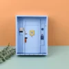 Lila Tür Freunde Schlüssel Halter Holz Box Hängen Schlüssel Holz Aufhänger Lagerung Rack Organizer Regal Hause Wand Dekor Handwerk Geschenk 5