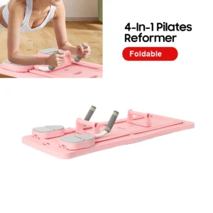 4-in-1 Pilates Reformer Fitnessbrett, verstellbares Push-Up-Board, Brust- und Bauchtraining, Trainingsgerät für das Heim-Fitnessstudio