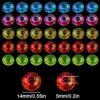 Transparente AB Farbe Acryl Rad Perlen Glas Spacer Lose Perlen 14mm Für Schmuck Machen Armband DIY Schlüsselbund Zubehör 2
