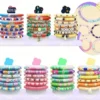 7200-teiliges Set aus Tonperlen für Armbänder, flaches, rundes Polymer-Ton-Perlen-Set, Polymer-Heishi-Perlen mit Charms für Teenager-Mädchen, Kunsthandwerk 6