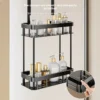 No-Drill Dusch wanne | Badezimmer Glastür Aufbewahrung skorb | Handtuch Organizer Rack für bequemen Bade raum 4