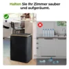 140-Liter-Sammelbehälter für Flaschen mit Deckel, große Aufbewahrung von Einlagenflaschen, Behälter leise und Aufbewahrung von Glasabfällen 3