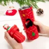 1/2 stücke Weihnachten Isolierte Flasche Edelstahl Vakuum Auslaufsicher Isolierte Tasse Tragbare Im Freien Große Kapazität Wasser Tassen 3
