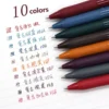 ZEBRA Retro-Farbgelstift JJ15 SARASA Push Color 0,5 mm Stifte zum Schreiben 10 Farben Kawaii Schulbedarf Japanisches Briefpapier 2