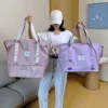 Doppelschichtige, erweiterbare Gepäcktasche mit großem Fassungsvermögen, neue multifunktionale, faltbare, tragbare Sporttasche, Sport-Reisetasche 2