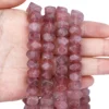 6x11mm AAA Unregelmäßige Naturstein Erdbeere Quarz Perlen Lose Perlen für Schmuck Machen DIY Energie Charms Armbänder zubehör