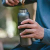 600 ml Sportflaschen Titan Wasserflasche Outdoor Camping Antibakterielle isolierte Tasse Tourismus Sport Radfahren Wandern Thermoskanne 5