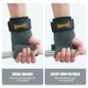 2pc/1 Paar GOUNOD Gym Grip Rindsleder Palm Protector Gewichtheben Gymnastik Übung Handschuh Grip Fitness Training Ausrüstung 4