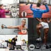Multifunktionales Widerstands-Übungsset, Spannseil, Fitness-Spannungsgurt, elastisches Seil und tragbare Fitnessgeräte 5