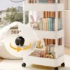 Haushalt Multi-schicht Kleine Warenkorb Lagerung Rack Boden Zu Boden Küche Schlafzimmer Badezimmer Lagerung Rack Lagerung Rack Mit Rädern 6