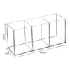 3-Loch transparente Kosmetik Make-up Acryl Make-up Pinsel Werkzeug Aufbewahrungsbox Fall Make-up Pinsel Halter Tisch Organizer Make-up-Tool 2