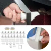 Baby Sicherheitsschloss Unsichtbares Schloss Kinder Sicherheit Schubladenriegel Schranktür Magnetisches Kindersicherung Limiter Kinderschutz