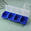 1/5 Stück Organizer-Box mit mehreren Fächern für Schrauben und Kleinteile – langlebiger Kunststoff-Hardware- und Schmuckaufbewahrungskoffer 5