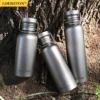 Radfahren Tragbare Sport Wasserflasche Reines Titan Wasserflasche Wiederverwendbare Trinkflasche für Outdoor Camping Tourismus Sport 1