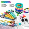 170 teile/los Boxed 15mm Farbige Silikon Runde Perlen Gemischt Set Für Schmuck DIY Schlüsselbund Stift Halskette Armband Ohrringe Zubehör 5