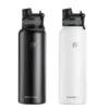ROCKBROS Thermo-Wasserflasche, Sport-Wasserflasche, rutschfest, Edelstahl, kalter und heißer Thermobecher, Radfahren, Wanderausrüstung