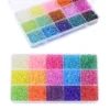 15 Gitter Set Box 2 3 4mm Hirse Perlen Glas lose Perlen für Schmuck herstellung DIY Armbänder Halskette hand gewebte dekorative Lieferungen 6