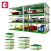 SEMBO BLOCK DIY Sportwagen Garage Bausteine Technologie Rennfahrzeug Lagerung Vitrine Ziegel Kinder Spielzeug Jungen Geschenke 2