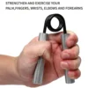 Handgreifer aus Aluminiumlegierung mit Schwammhülse, Federstahl, Fitnessgeräte für Männer, Heim-Fitnessstudio, Arm, Finger, Krafttraining 6