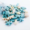 50/60/70/80 teile/los schildkröte seestern delphin kleine fisch perle keramik schmuck machen mit verstreuten perlen DIY armband zubehör 2