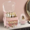 Make-up-Aufbewahrungsorganisator, Kosmetik-Organizer, Aufbewahrungsbox für die Hautpflege, Make-up-Behälter mit großem Fassungsvermögen für Waschtisch, Arbeitsplatte 6
