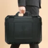 1 wasserdichter, robuster Schutz-Werkzeugkasten mit vorgeschnittenen Schwammeinsätzen – langlebige, stoßfeste Aufbewahrungsbox für Geräte aus Kunststoff 3