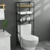 Mehr schicht iges Toiletten lager regal Perforation freies Lager regal Waschmaschinen regal mit großer Kapazität Platzsparender Steh halter 5