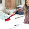    Auto Eis Schaber und Pinsel Auto Schaber Schnee Pinsel Fenster Eis Schaber Fenster Eis Schaber Schnee Reiniger Für Auto SUV 3