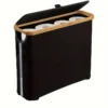 1pc Bad Wc Papier Lagerung Korb Bad Organizer Oxford Tuch Faltbar Mit Abdeckung Tissue Halter Bad Zubehör 5